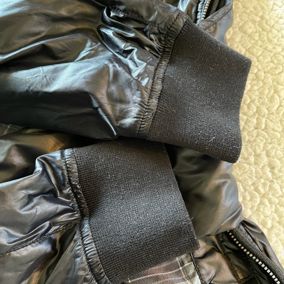 Diesel Hooded black nylon convertible bomber jacket - Picture 8 of 16